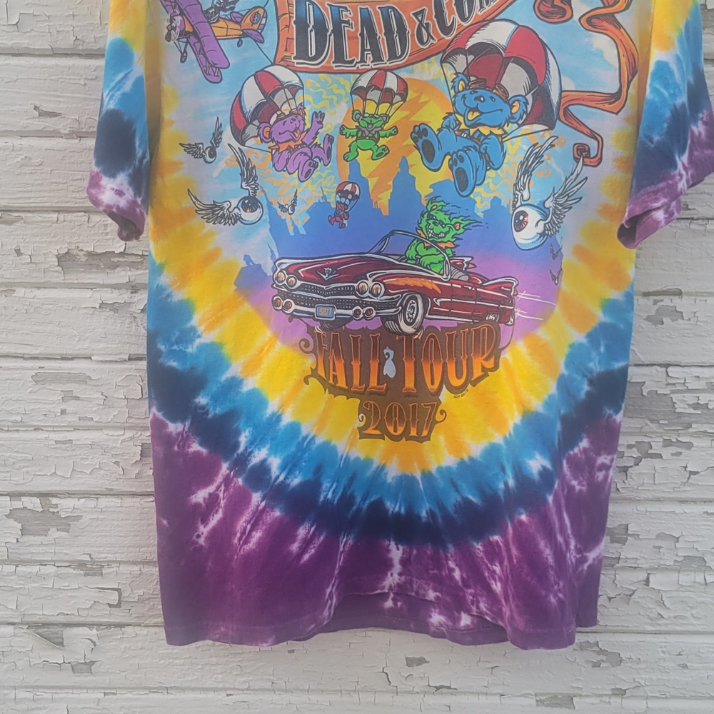 Dead and Company Fall Tour sz. medium Tie-Dye Graphic T-Shirt